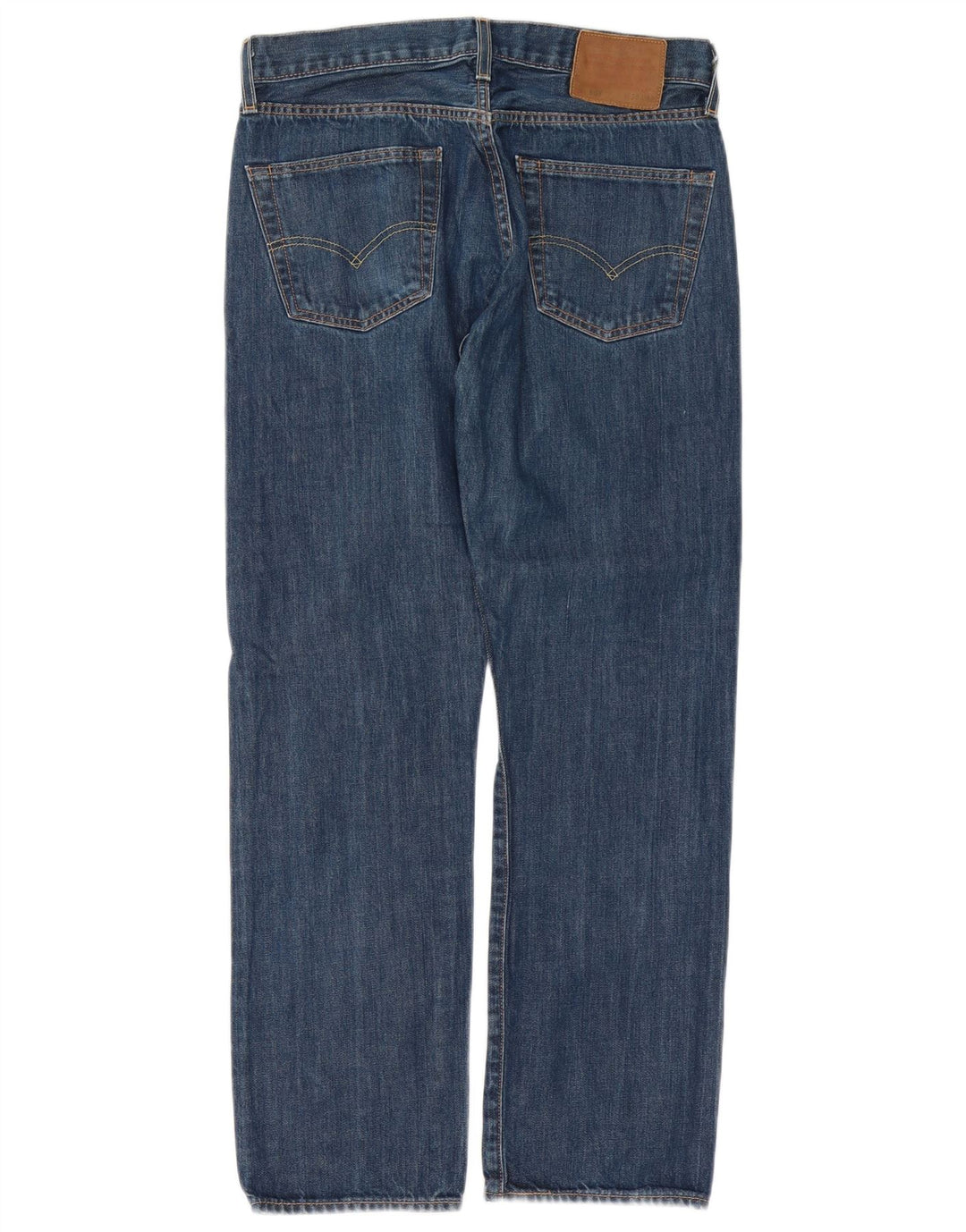 Levi's Herre 501 Straight Jeans W30 L28 Blå Bomuld