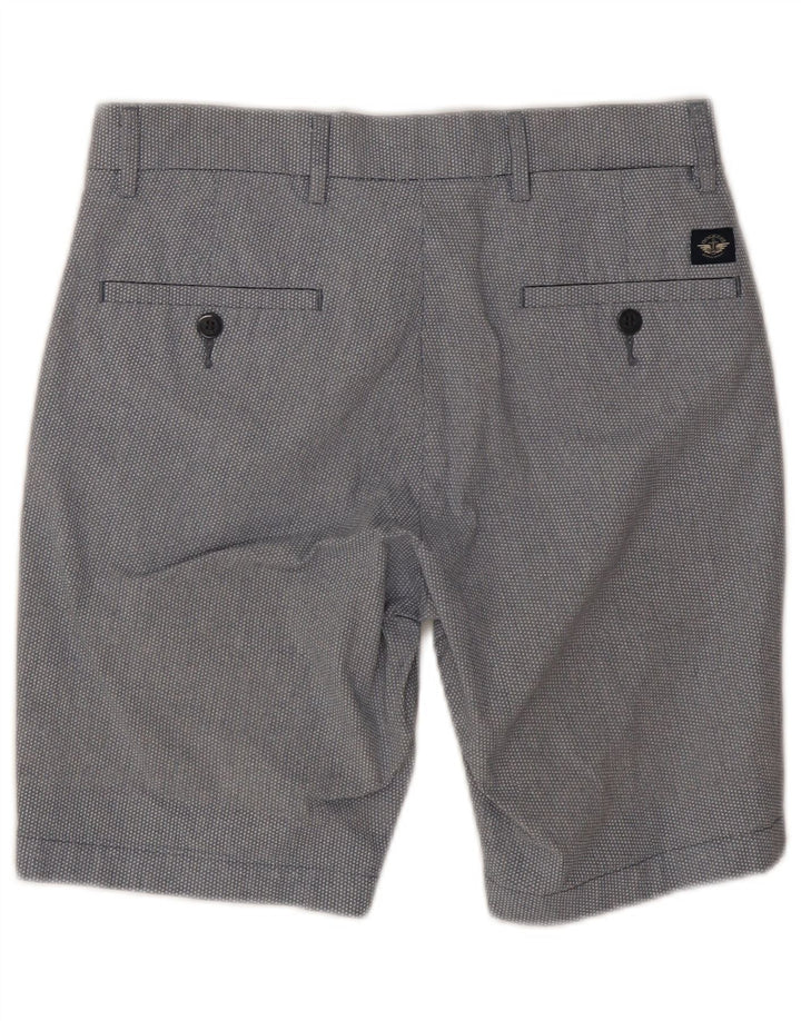 Dockers Herre Flex Chino Shorts W28 Mellemgrå plettet bomuld