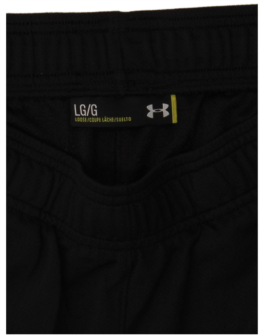 UNDER ARMOUR Sportsshorts til mænd Large Black Colourblock
