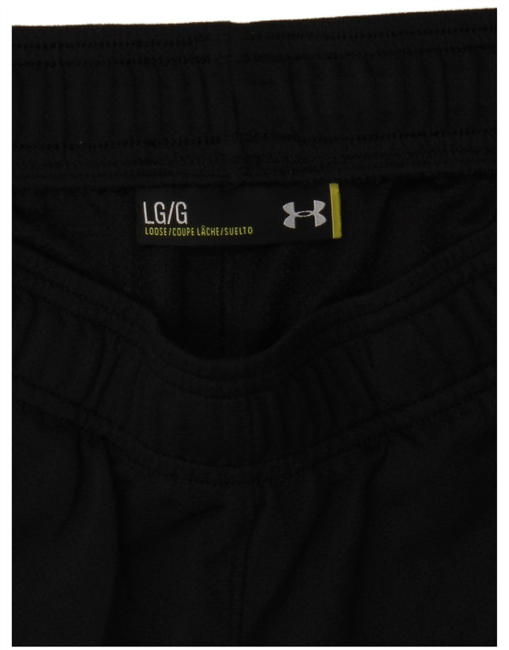 UNDER ARMOUR Sportsshorts til mænd Large Black Colourblock