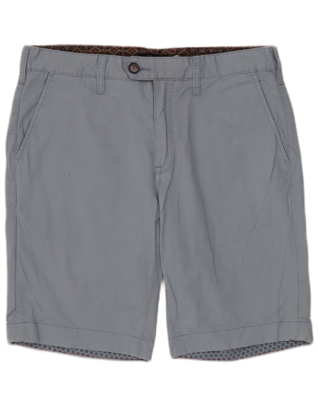 TED BAKER Chino Shorts til mænd W32 Medium Blue Bomuld
