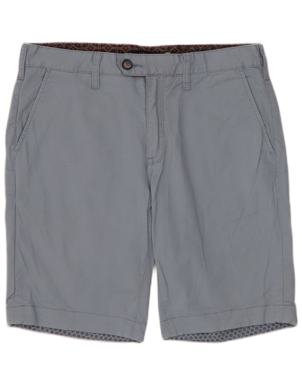 TED BAKER Chino Shorts til mænd W32 Medium Blue Bomuld