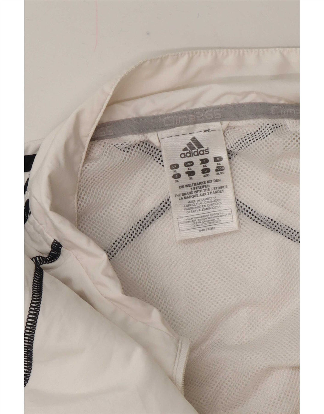 Adidas Træningsdragt til mænd Topjakke XL Hvid Polyester
