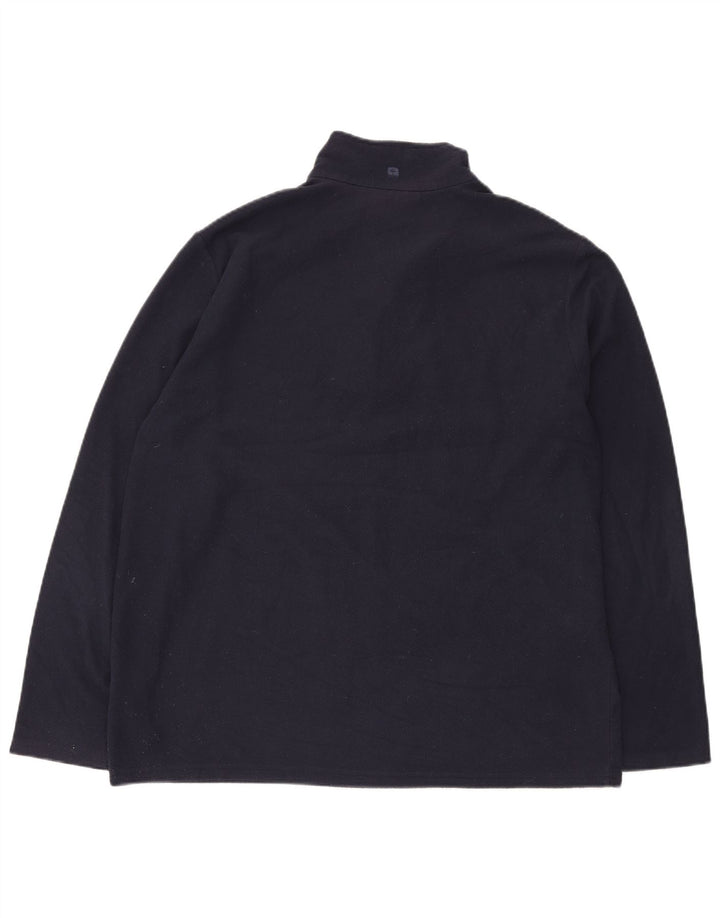 MOUNTAIN WAREHOUSE Fleecetrøje til mænd med lynlås XL Marineblå polyester