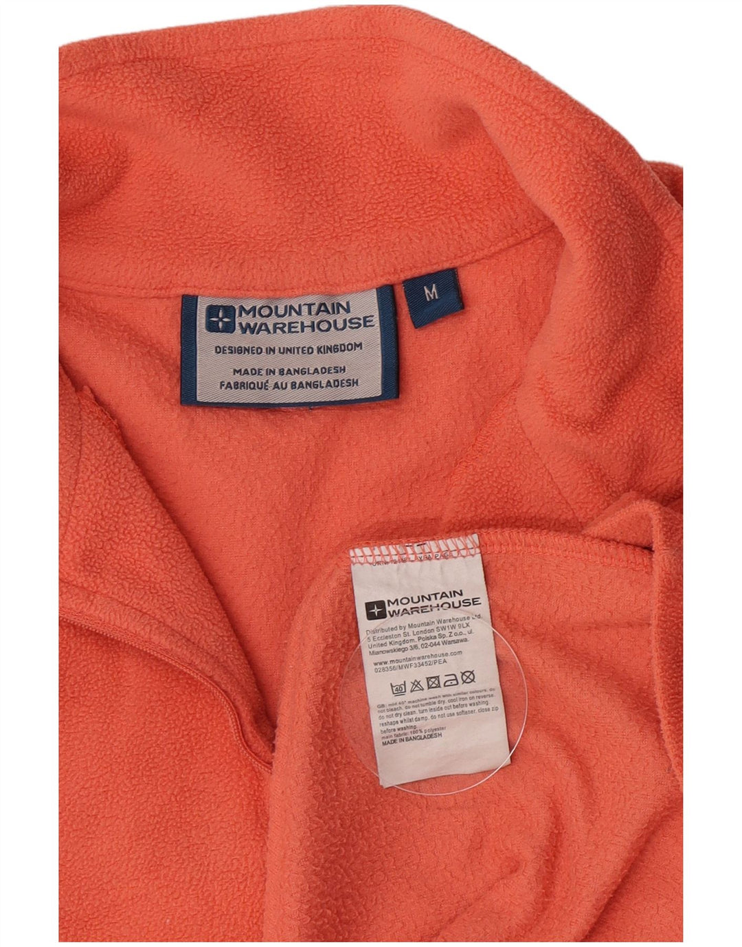 Mountain Warehouse Dame Fleece Jumper med lynlås DK 14 Medium Pink