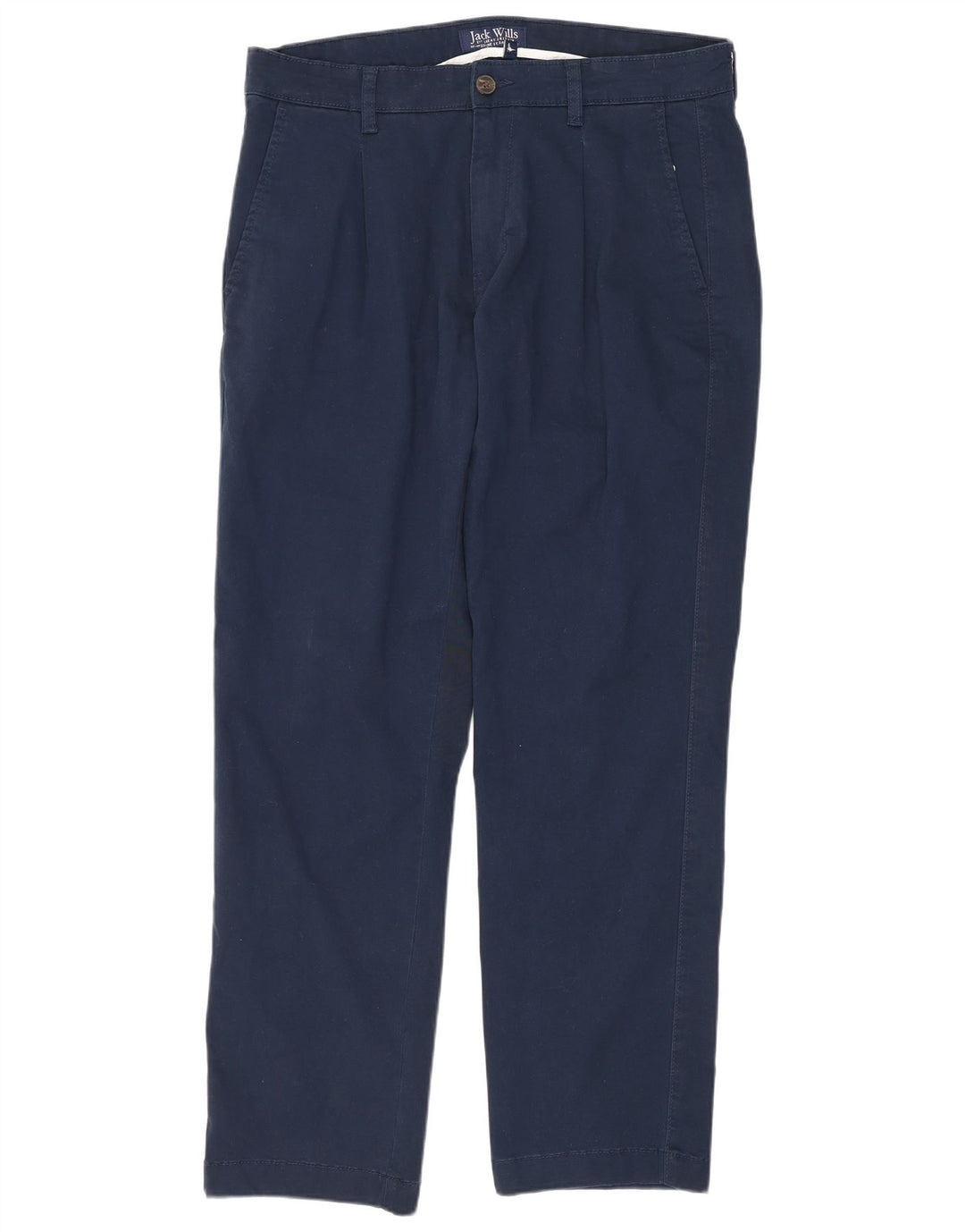 JACK WILLS Herre Pegged Chino Bukser W32 L29 Marineblå Bomuld