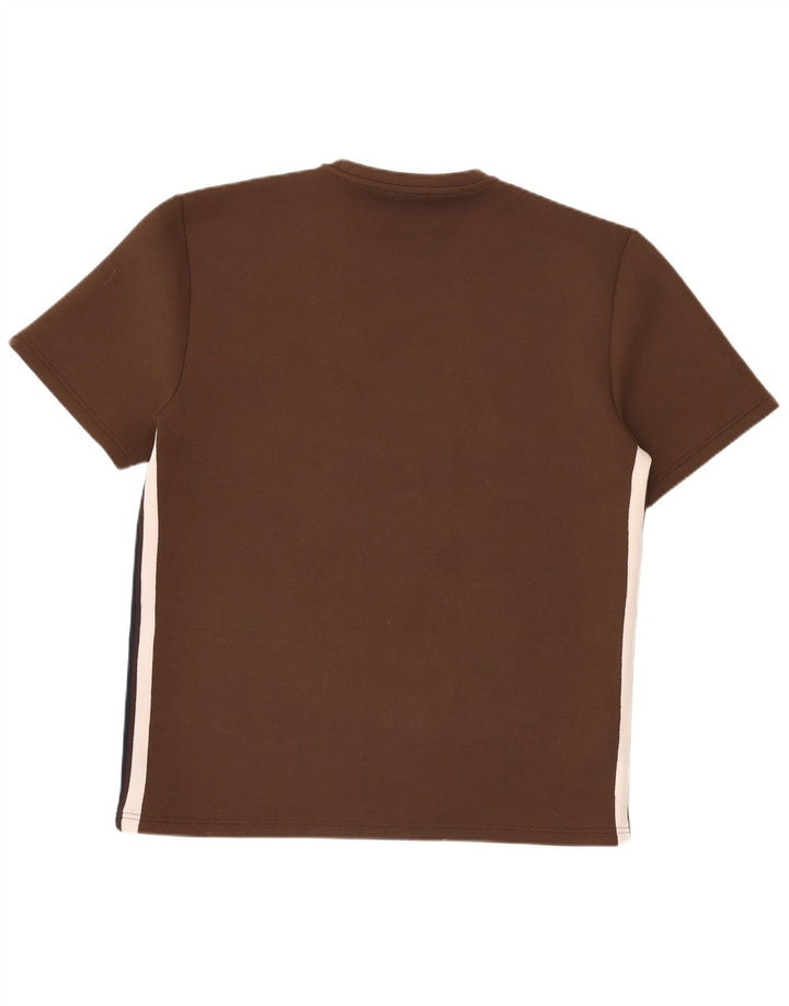 Reiss Herre T-Shirt Top 2XL Brun Polyester