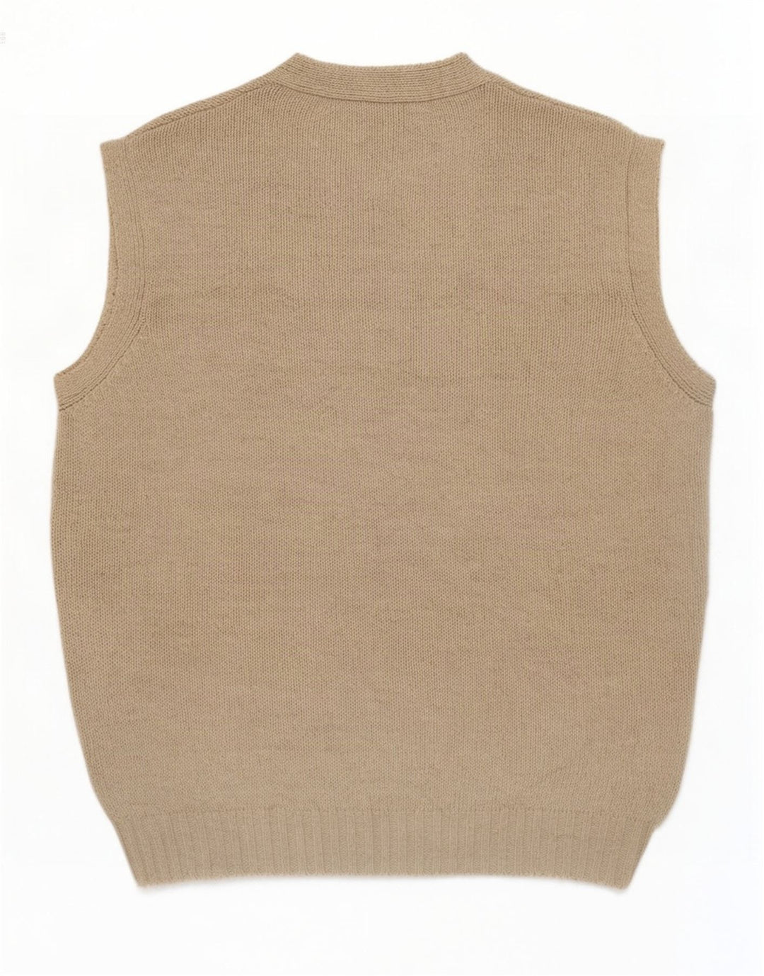 Benetton Herrevest Tank Top Medium Beige Bomuld