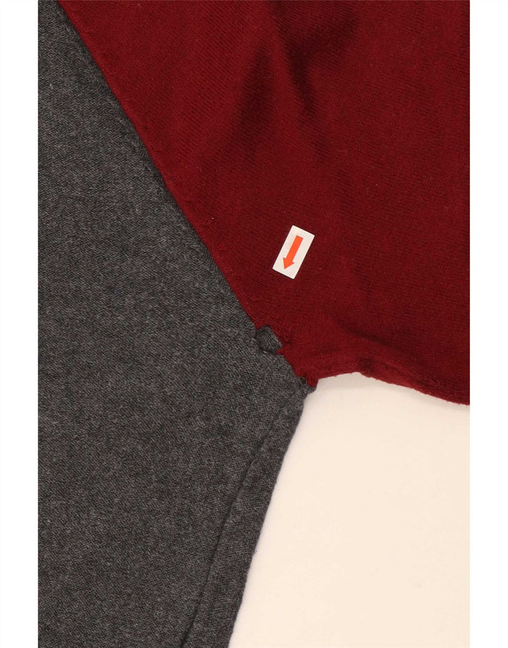 Jack Wills Herre Crew Neck Jumper Sweater Medium Grey Colourblock Bomuld
