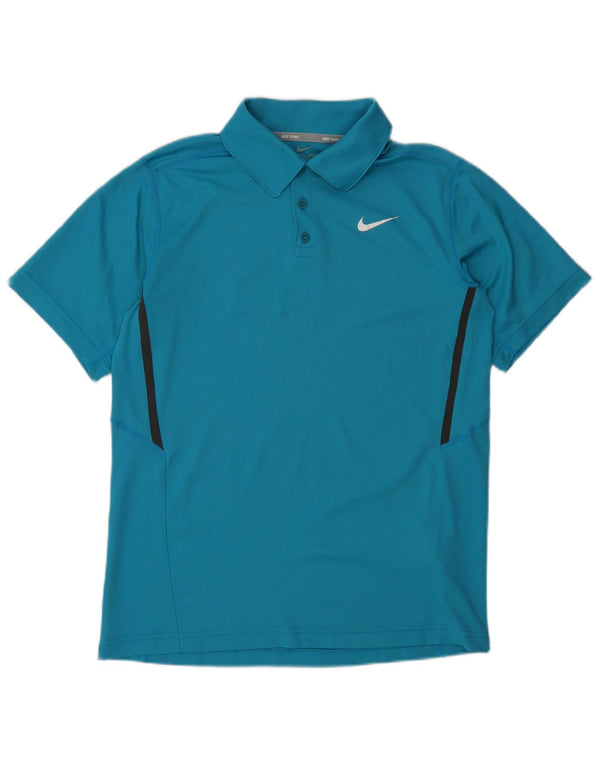 NIKE drenge poloshirt 13-14 år XL blå polyester