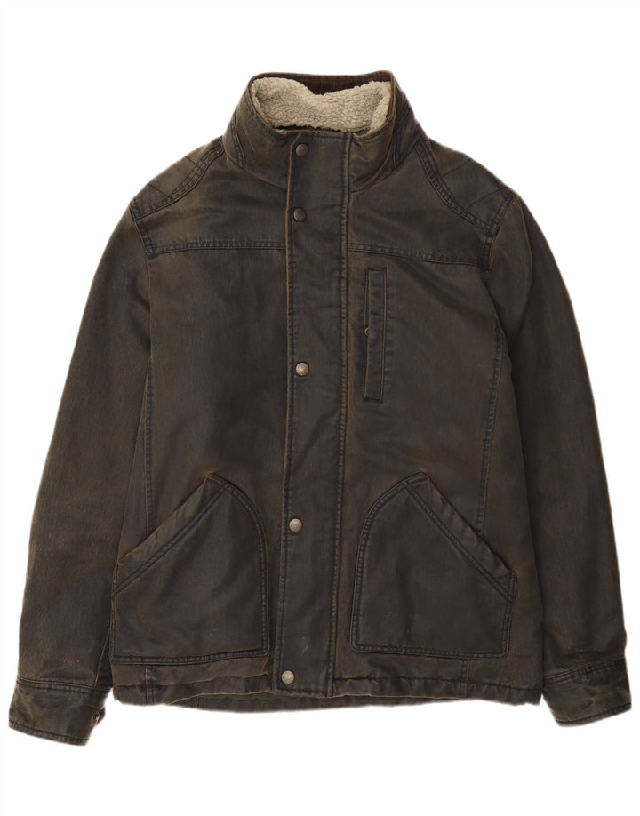 Fat Face Herre vokset bomuldsjakke UK 38 Medium Brown