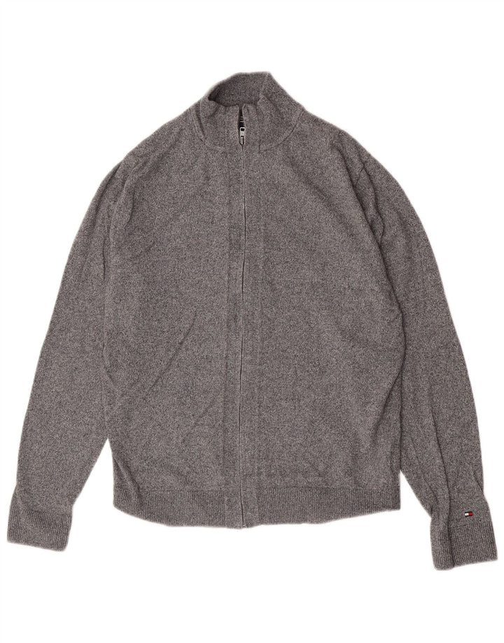 Tommy Hilfiger Dame Cardigan Sweater XL Grå Bomuld