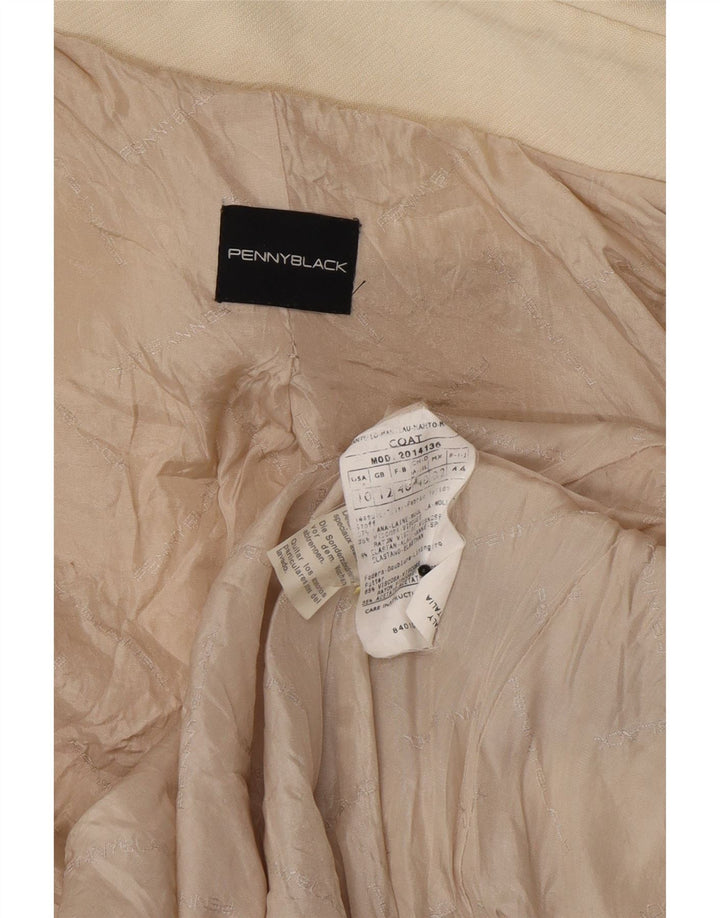 Penny Black Dame Overfrakke UK 12 Medium Beige Uld