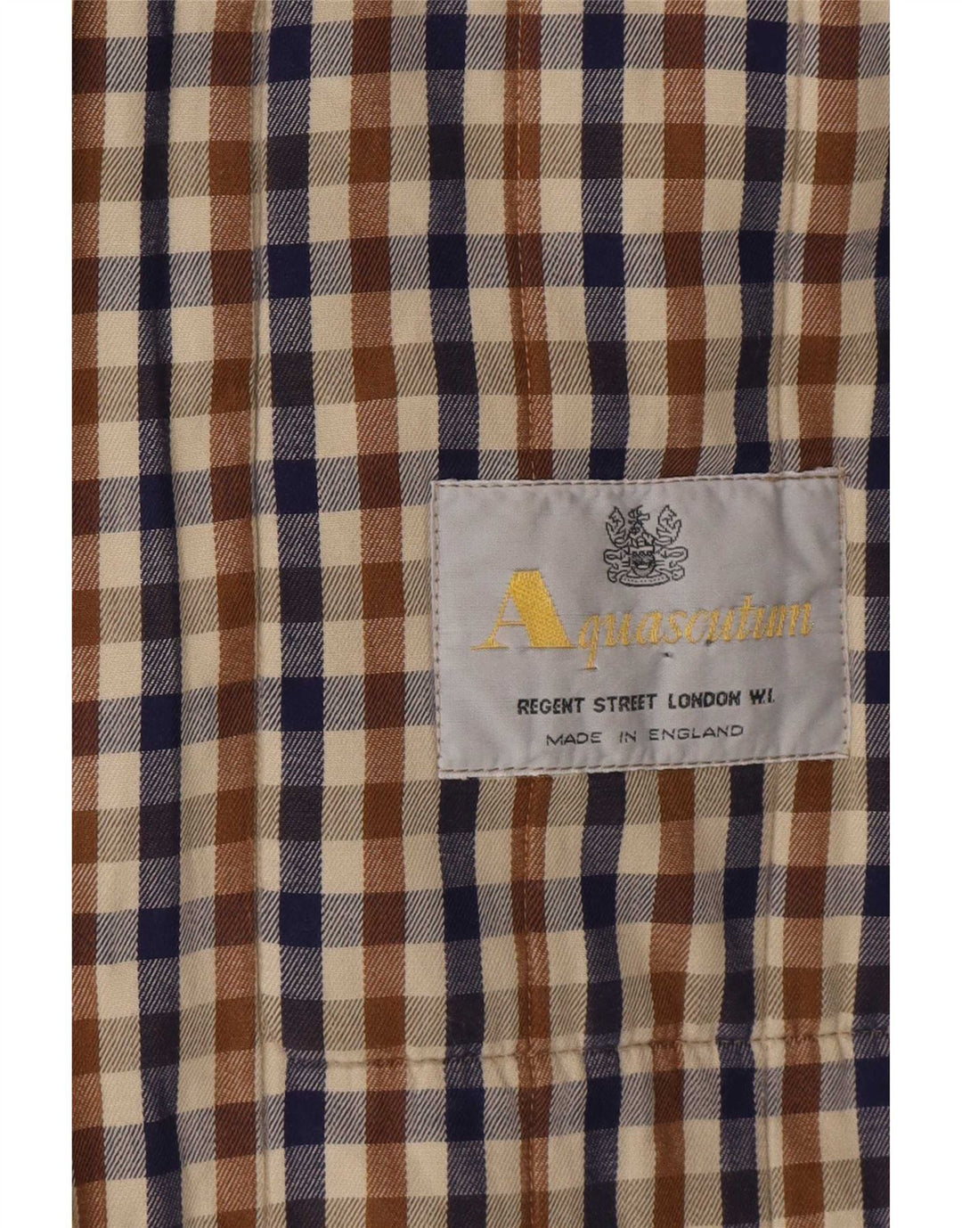 Aquascutum Dame Oversized Polstret Frakke UK 16 Large Beige Polyester