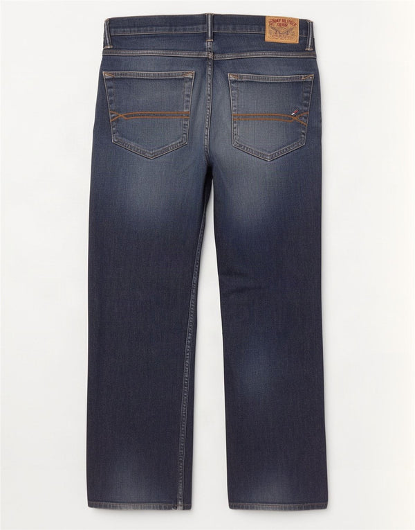 Tommy Hilfiger Herre Ryder Regular Straight Jeans W33 L30 Marineblå Bomuld
