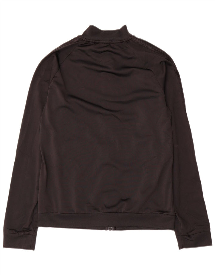 Adidas træningsdragt topjakke til kvinder UK 8/10 Lille sort polyester