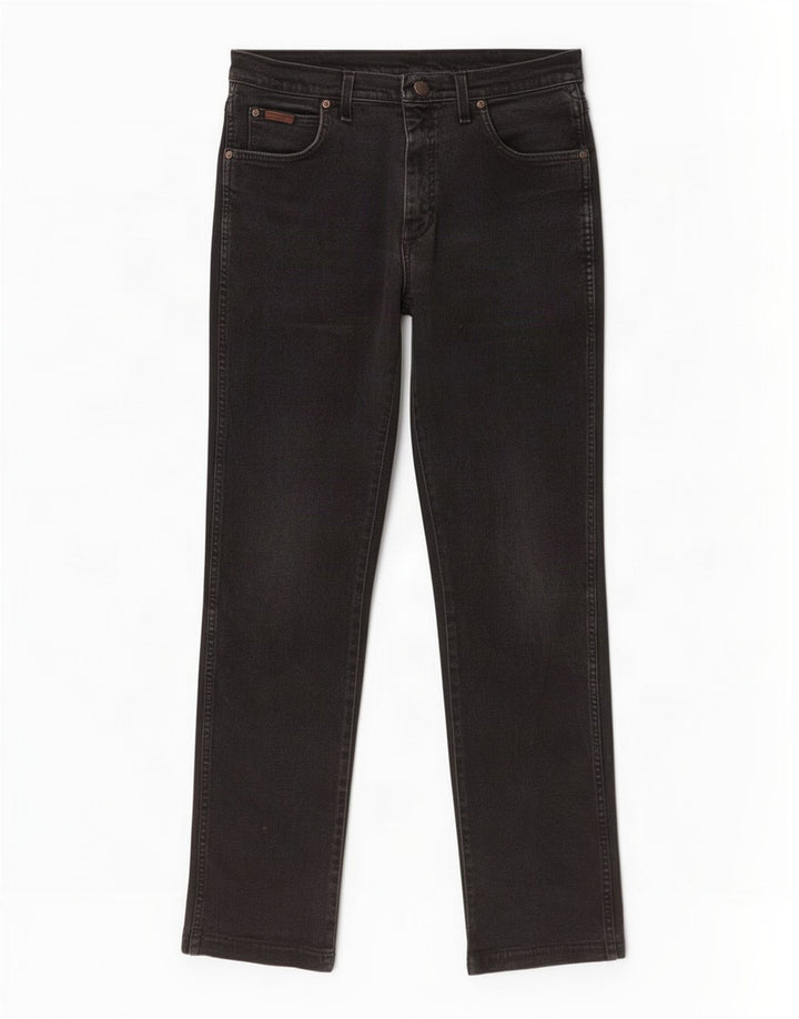 Wrangler Straight Jeans til mænd W32 L32 Sort
