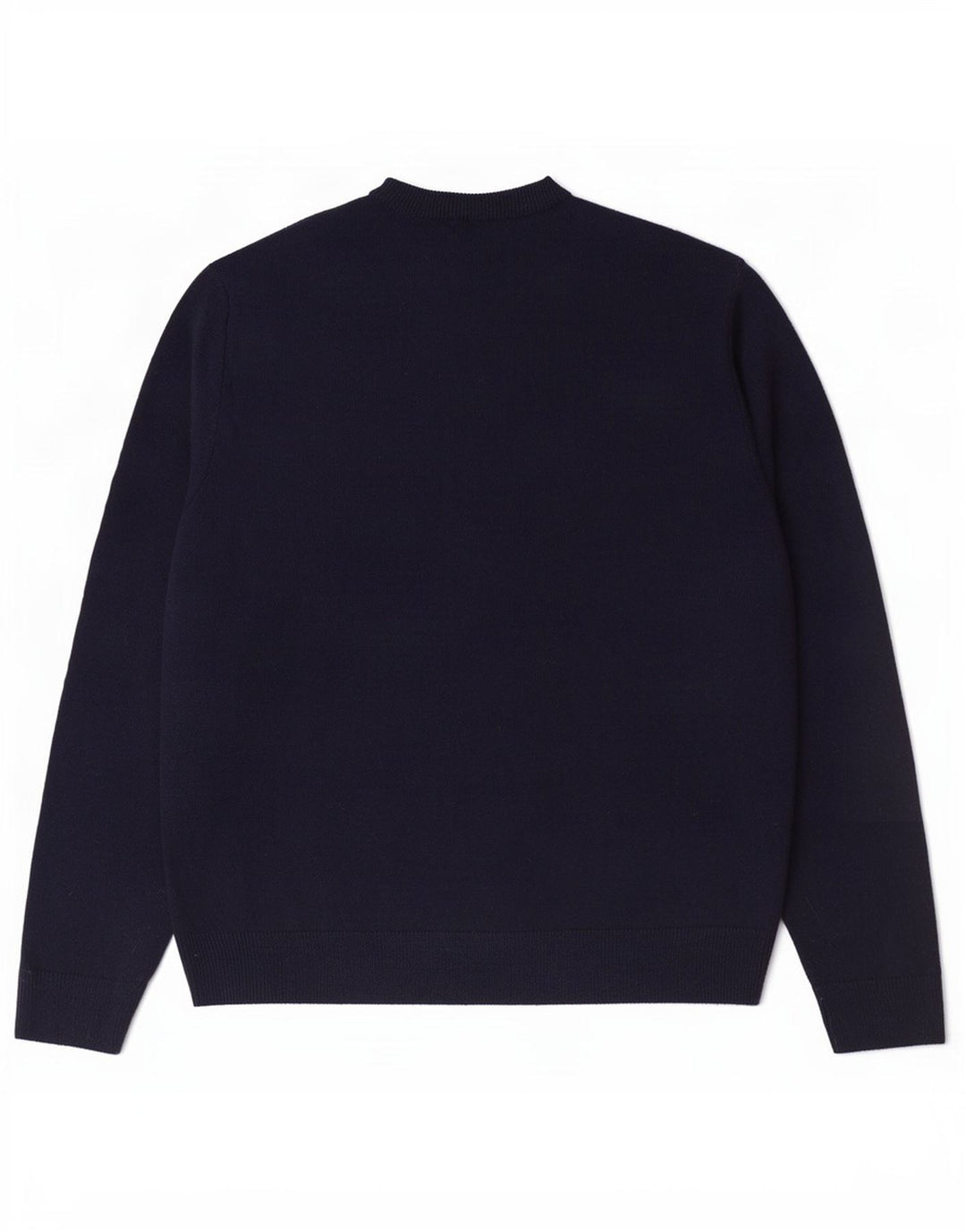 Marks & Spencer Herre Grafisk Crew Neck Jumper Sweater 2XL Navy Blue Christm