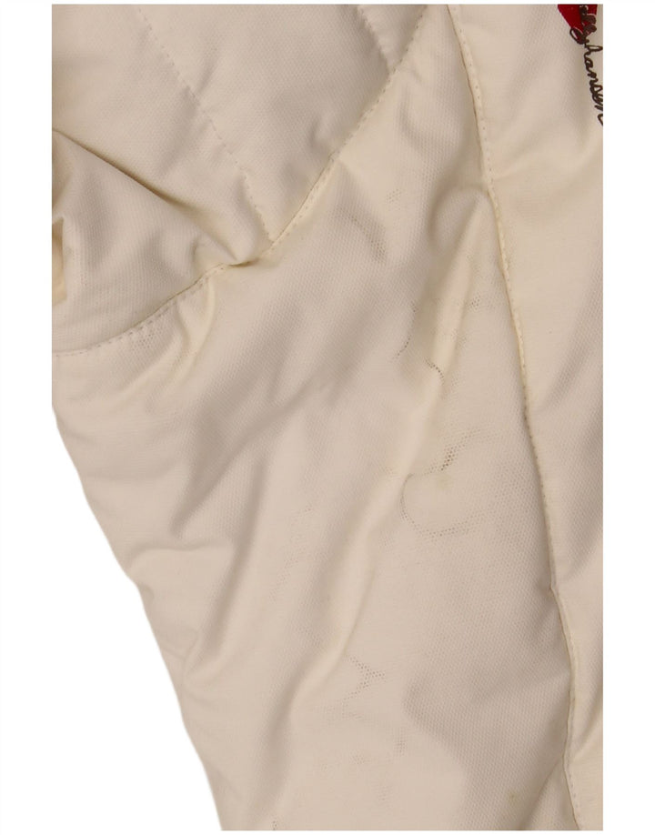 Helly Hansen Dame Hooded Polstret Jakke UK 12 Medium White Nylon