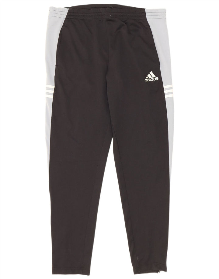 Adidas Træningsdragtsbukser til mænd UK 40/42 Medium Sort Colourblock Polyester