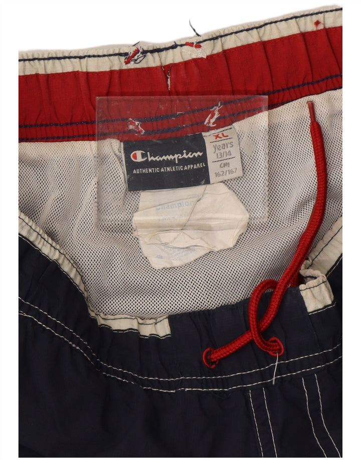 CHAMPION Drenge svømmeshorts 13-14 år XL Marineblå