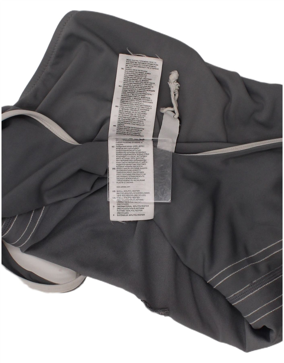 Adidas Badetøj til kvinder UK 12 Medium Grey Polyester Sports