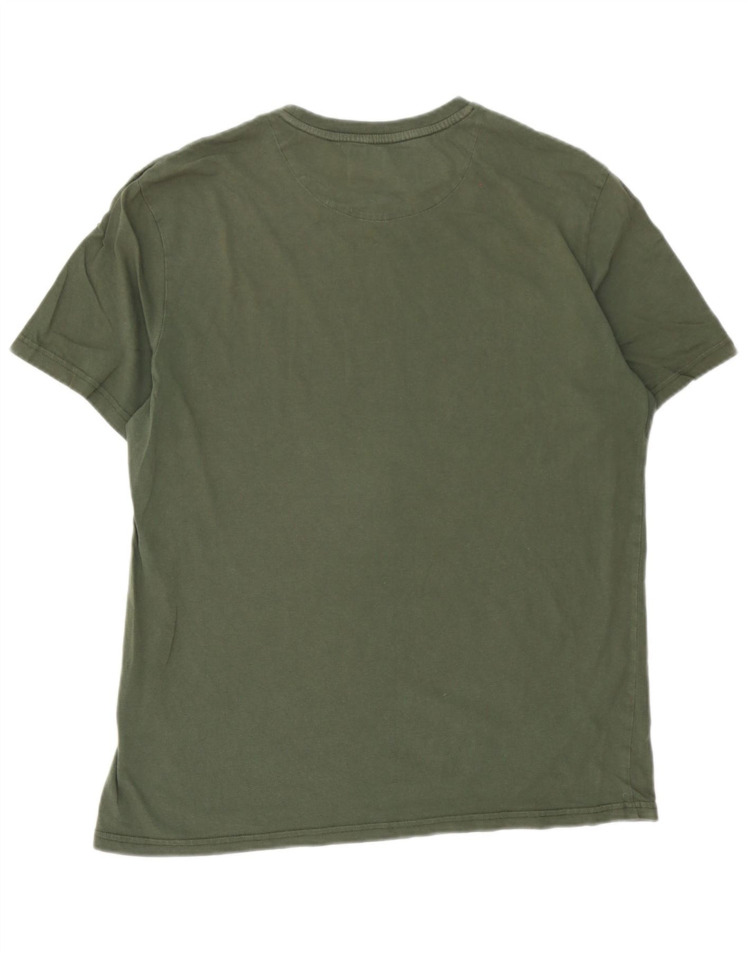 Lyle & Scott Herre T-Shirt Top XL Khaki Bomuld