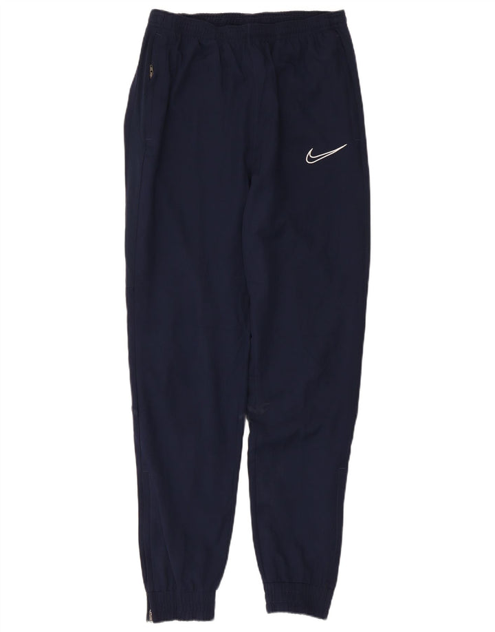 Nike Herre Dri Fit træningsdragt Bukser Joggers Små marineblå polyester