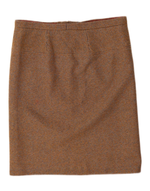 Vintage lige nederdel til kvinder W34 Large Brown