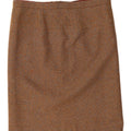 Vintage lige nederdel til kvinder W34 Large Brown