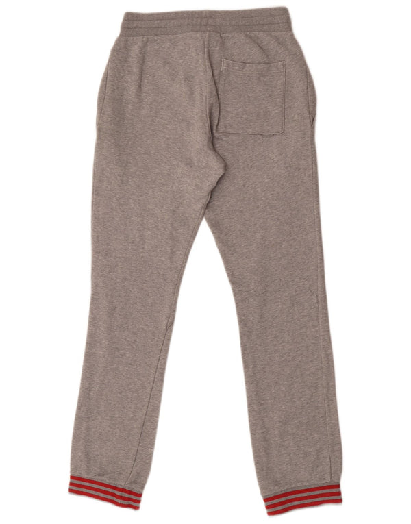 Adidas Womens Graphic Tracksuit Trousers Joggers UK 10 Small Grey Flecked