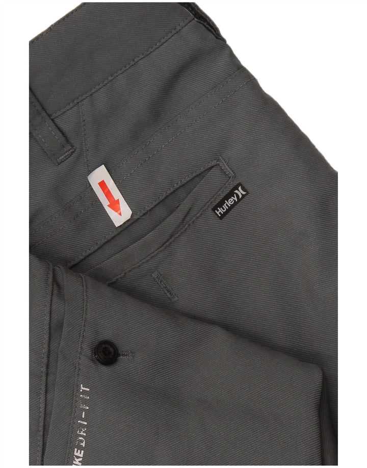 HURLEY Drenge Dri Fit Chino Shorts 11-12 år W26 Grå Polyester