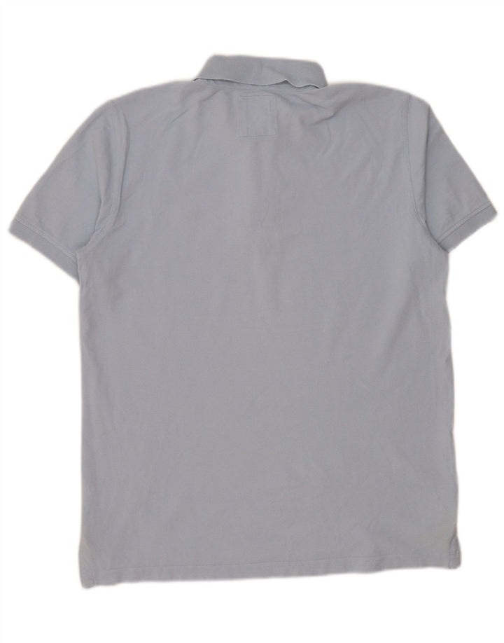 Besætningstøj Herre poloshirt Medium blå bomuld