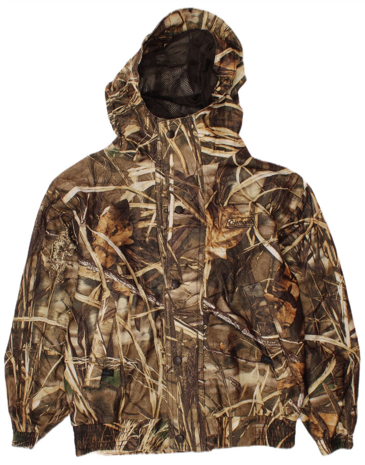 Coleman Boys Hættejakke Windbreaker 7-8 år Lille brun Camouflage