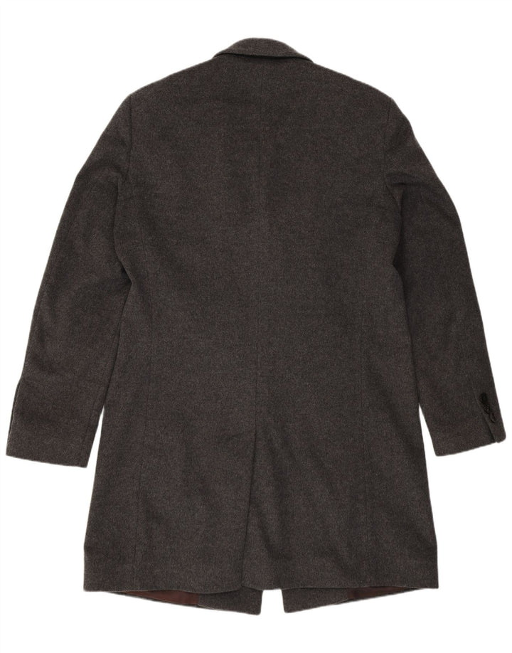 Hugo Boss Herre Overfrakke EU 50 Large Grey Virgin Wool