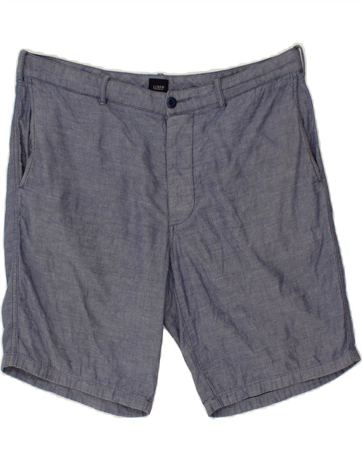 J. CREW Mens Chino Shorts W36 Large Blue Cotton Vintage J. Crew and Second-Hand J. Crew from Messina Hembry 