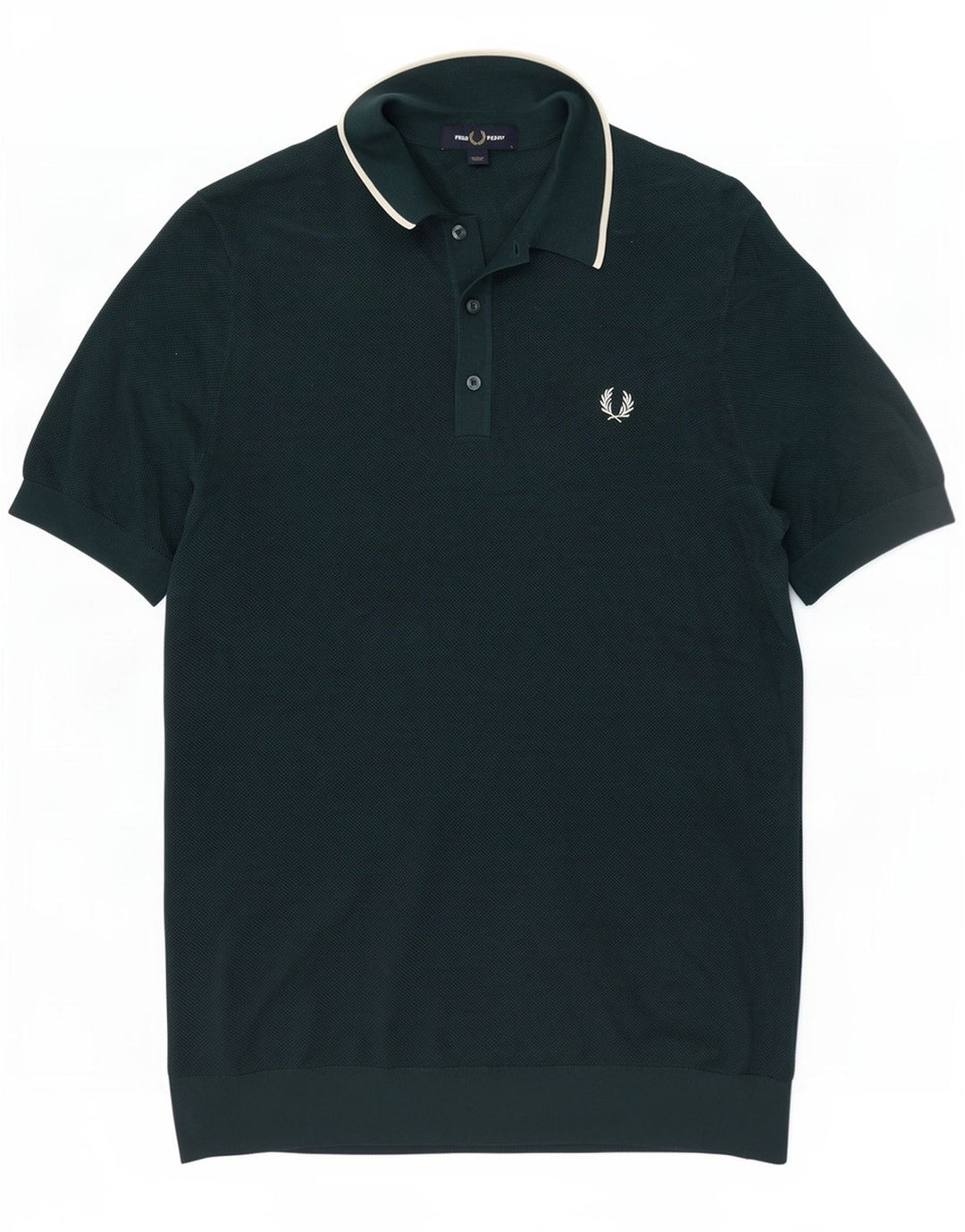 Fred Perry Herre poloshirt Stor grøn bomuld