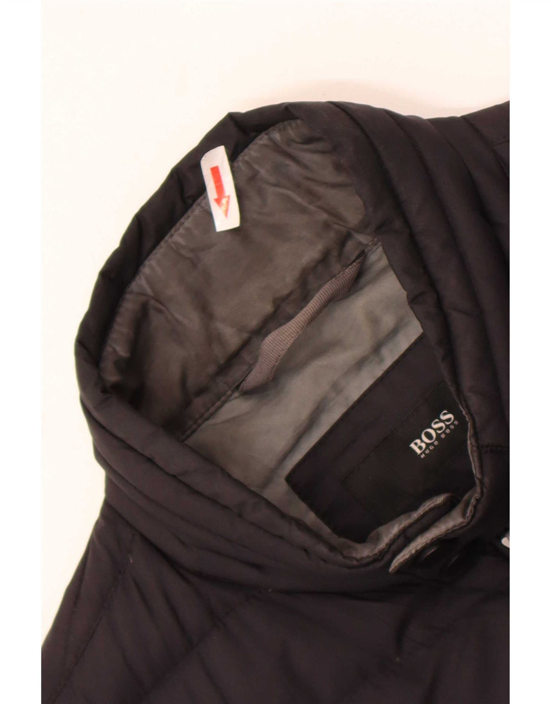 Hugo Boss Herre Polstret Jakke EU 50 Stor Sort Polyamid