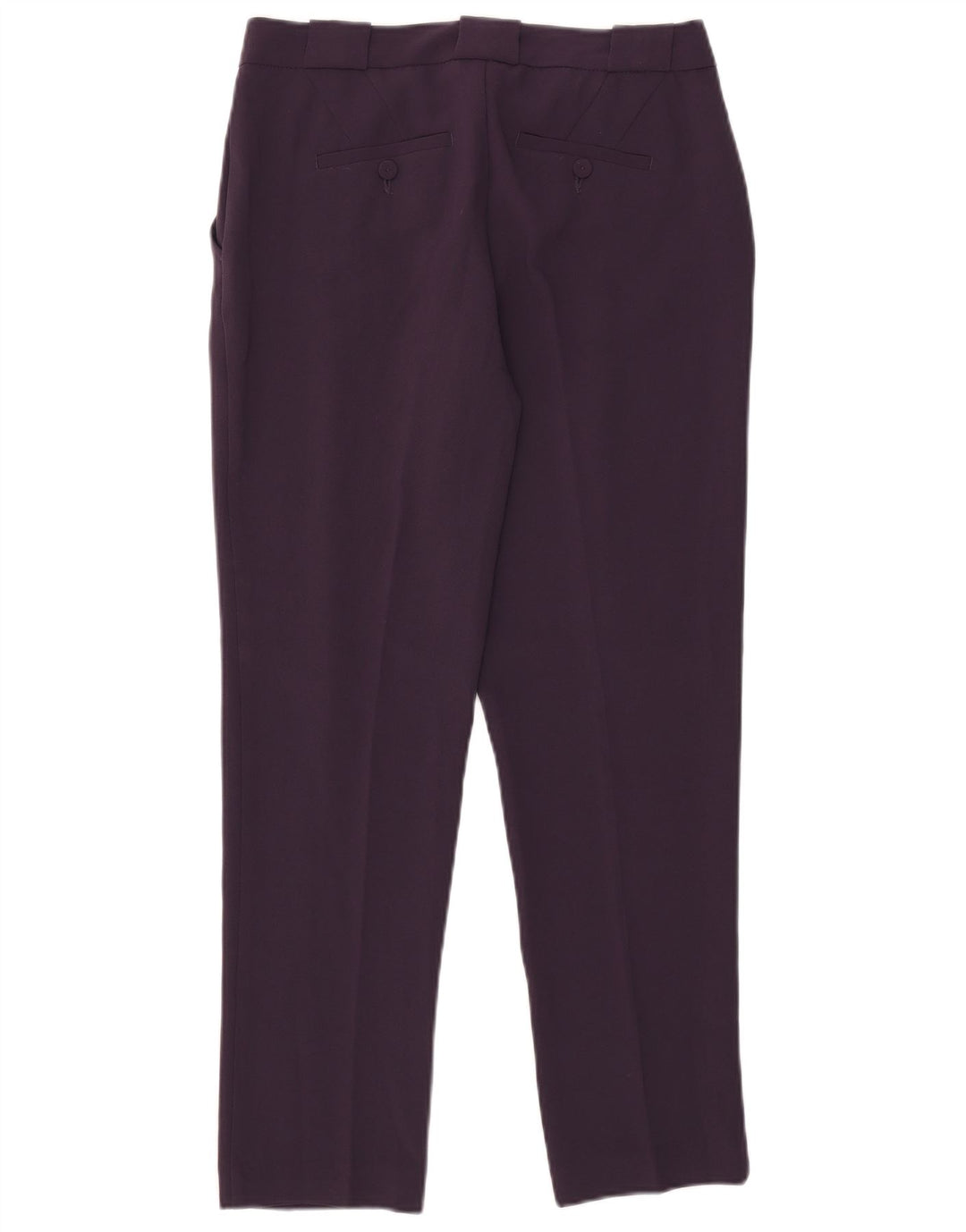 Benetton Dame Slim Chino Bukser IT 42 Medium W30 L28 Lilla Polyester