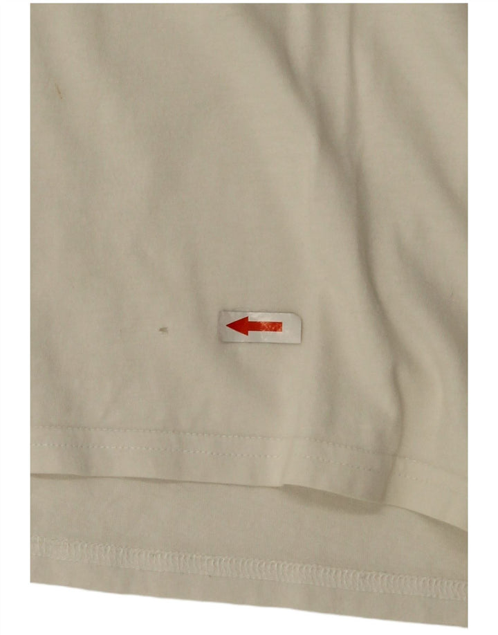 Tommy Hilfiger Herre Regular Fit T-shirt Top Medium Hvid Bomuld