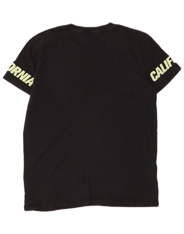 Hollister Herre grafisk T-shirt Top Lille Sort