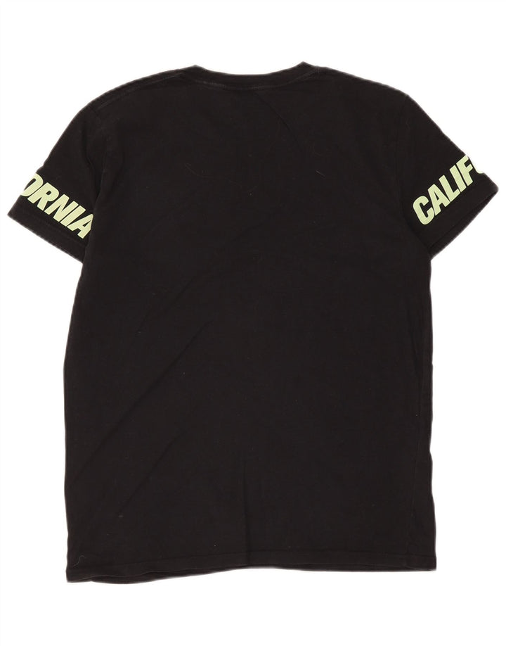 Hollister Herre grafisk T-shirt Top Lille Sort