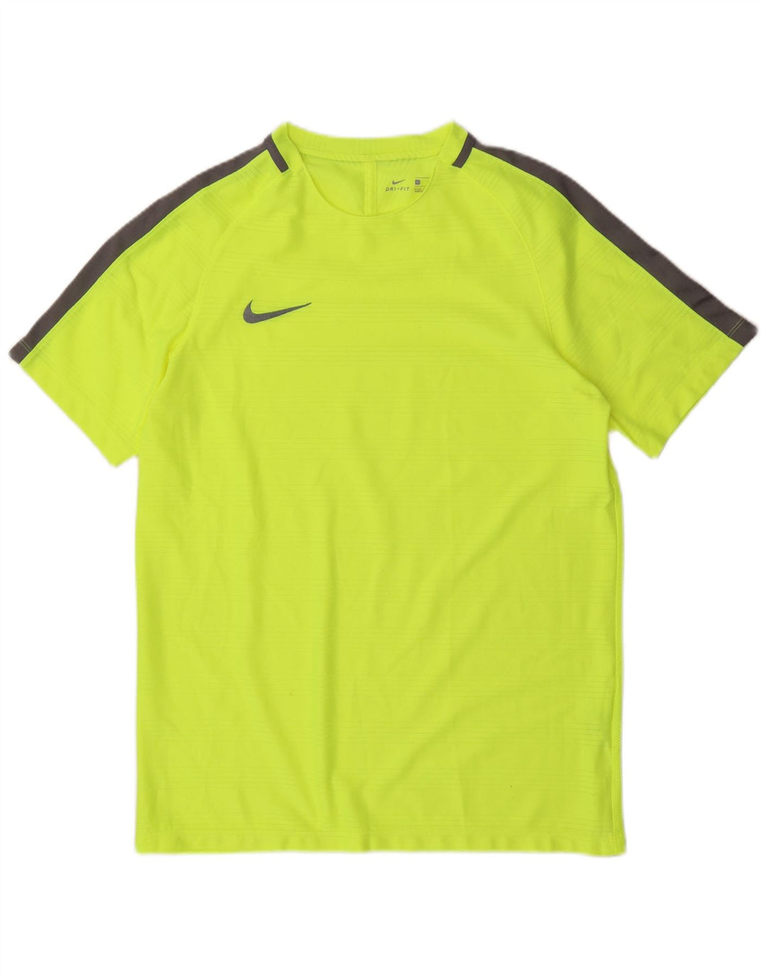 Nike Herre Dri Fit T-Shirt Top Stor Grøn Colourblock Polyester