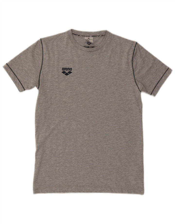 ARENA T-shirt til drenge 14-15 år Grå bomuld