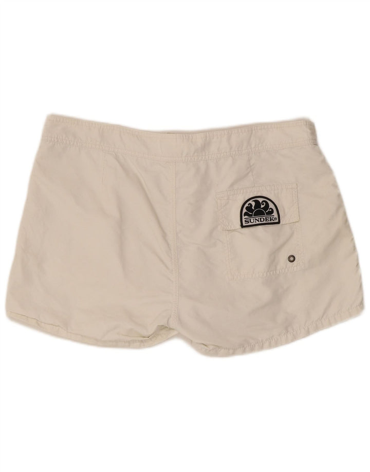 Sundek Herre badeshorts Stor Hvid Nylon