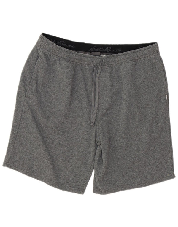 Eddie Bauer Herre Sportshorts XL Grå Flecked Bomuld