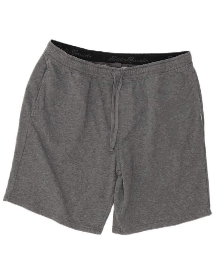 Eddie Bauer Herre Sportshorts XL Grå Flecked Bomuld