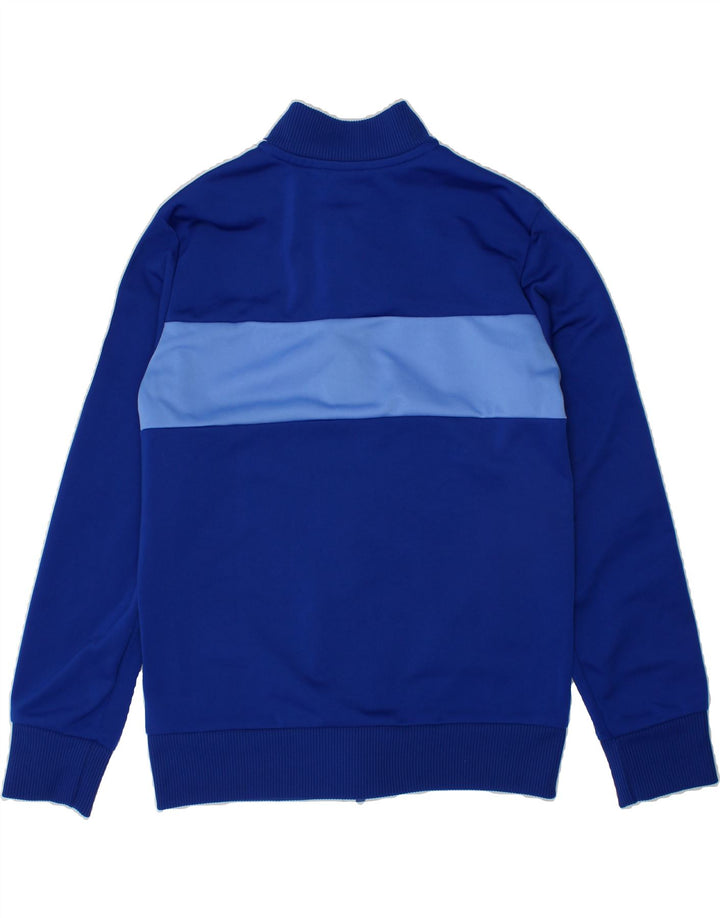 ADIDAS Boys Graphic Tracksuit Top Jacket 7-8 Years Blue Colourblock Vintage Adidas and Second-Hand Adidas from Messina Hembry 