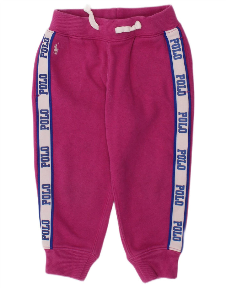 POLO RALPH LAUREN Babypiger Grafisk træningsdragt bukser 18-24 måneder Pink