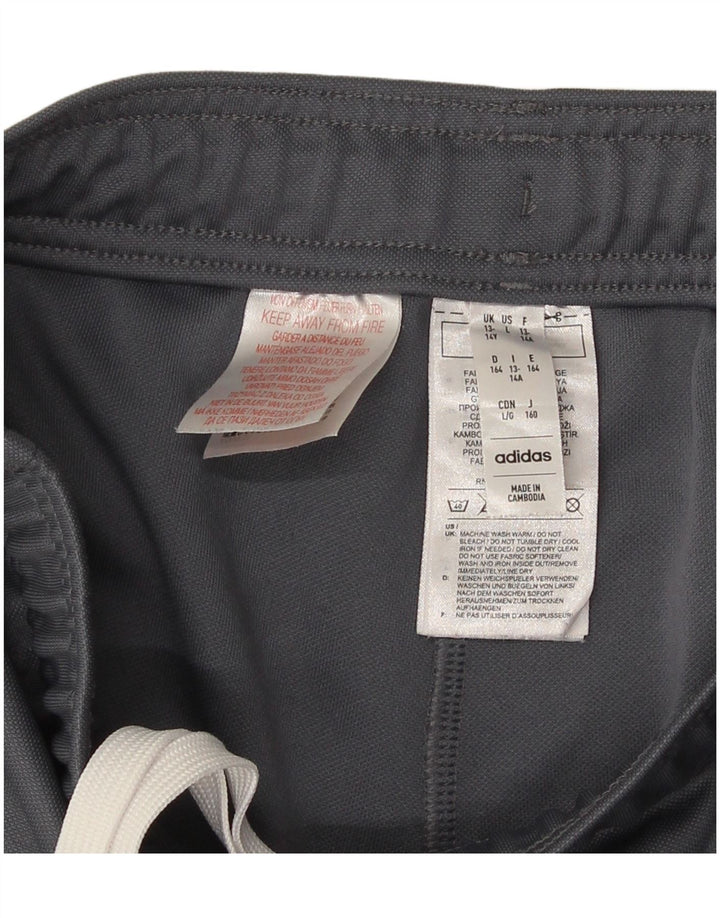 Adidas Boys Aeroready Tracksuit Bukser 13-14 år Grå polyester